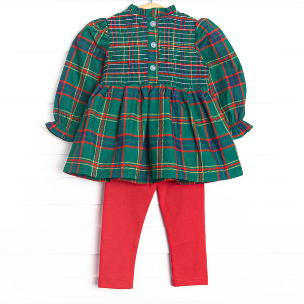 Tartan Traditions Legging Set, Green