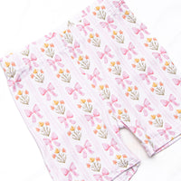 Bedtime Bouquets Bamboo Pajama Short Set, Pink
