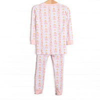 Christmas Angel Bamboo Pajama Set, Pink