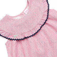 Proudly Patriotic Bib Dress, Red