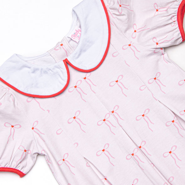 Be Mine Bow Dress, Red