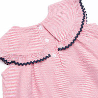 Proudly Patriotic Bib Dress, Red