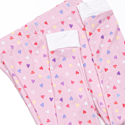 Conversation Cutie Bamboo Pajama Set, Pink