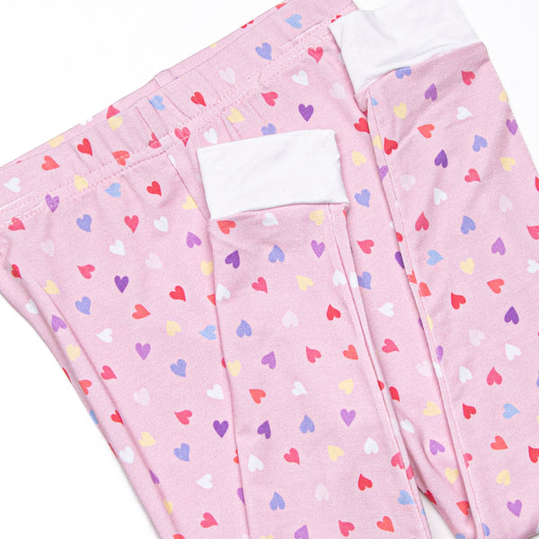 Conversation Cutie Bamboo Pajama Set, Pink