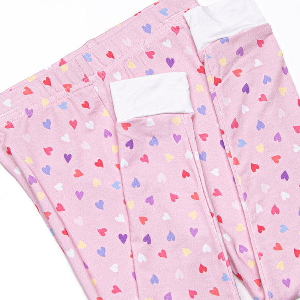 Conversation Cutie Bamboo Pajama Set, Pink