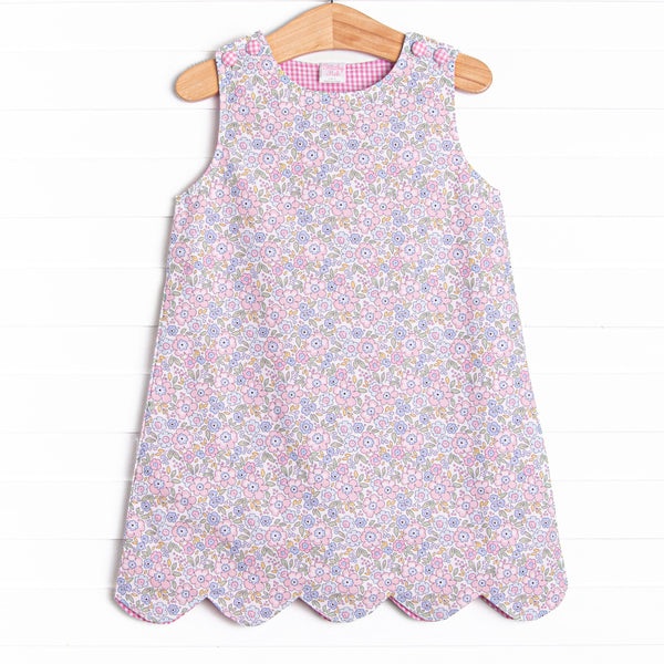 Poppy Fields Reversible Dress, Pink
