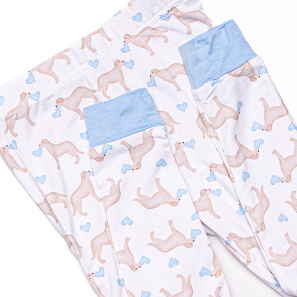 Labs with Love Bamboo Pajama Set, Blue