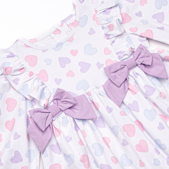 Passionate Pastels Dress, Purple