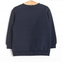 Sugar Plum Soldier Embroidered Sweatshirt, Navy