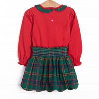 Tartan Traditions Skirt Set, Green