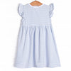 Everly Dress, Blue Stripe