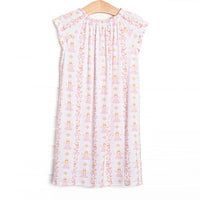 Christmas Angel Bamboo Night Gown, Pink