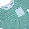 Evan Pant Set, Forest Green Stripe