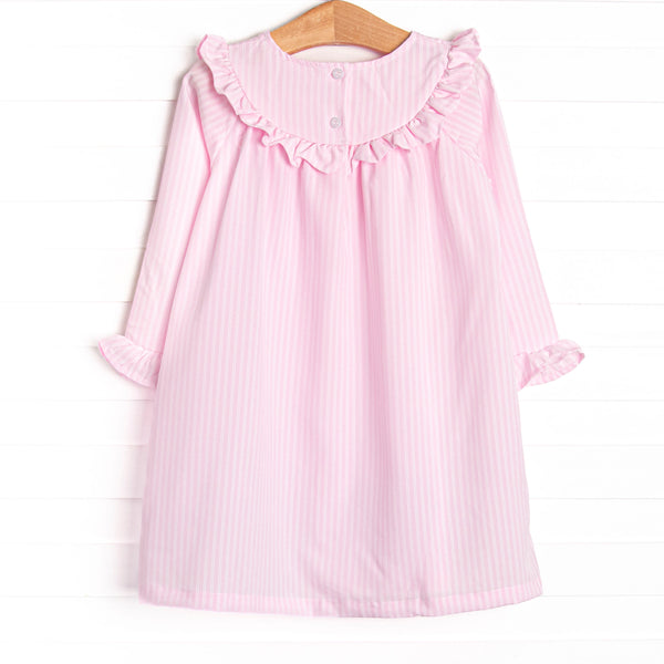 Love Sick Lavender Applique Dress, Pink