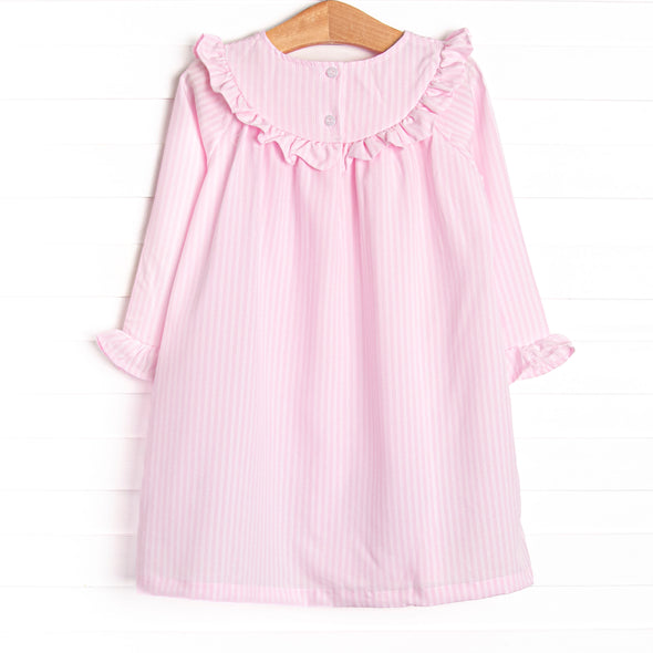 Love Sick Lavender Applique Dress, Pink