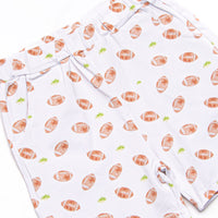 Touchdown Time Polo Short Set, Blue