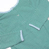 Noah Long Sleeve Pocket Bubble, Forest Green Stripe