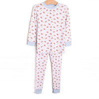 Touchdown Time Bamboo Pajama Set, Blue