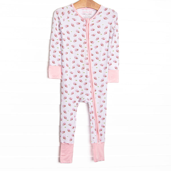 Touchdown Time Bamboo Zippy Pajama, Pink