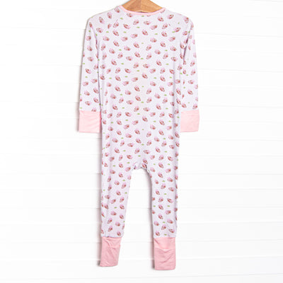 Touchdown Time Bamboo Zippy Pajama, Pink