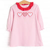 Lollipop Love Applique Dress, Pink