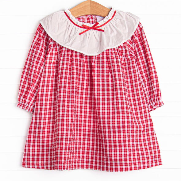 Seasons in Scarlet Dress, Red Plaid