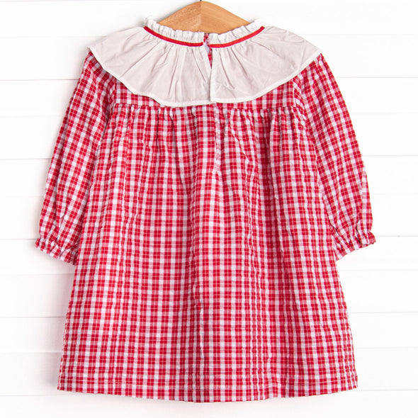 Seasons in Scarlet Dress, Red Plaid