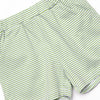 Evan Short Set, Light Green Stripe