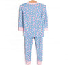 Valentine Blues Bamboo Pajama Set, Blue