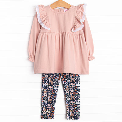 Woodland Wonders Legging Set, Pink