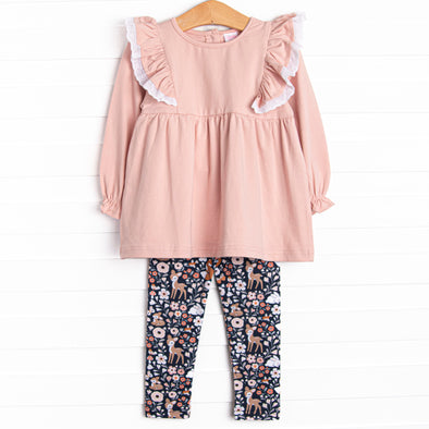 Woodland Wonders Legging Set, Pink