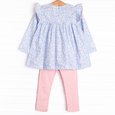 In the Moment Meadow Legging Set, Blue