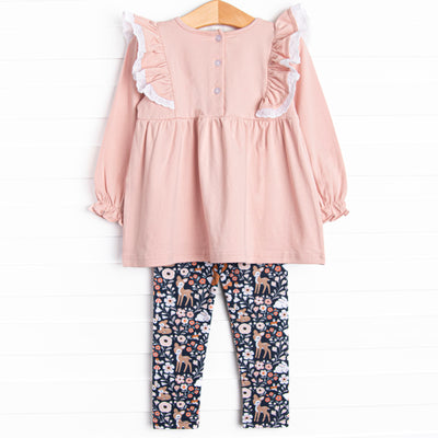 Woodland Wonders Legging Set, Pink