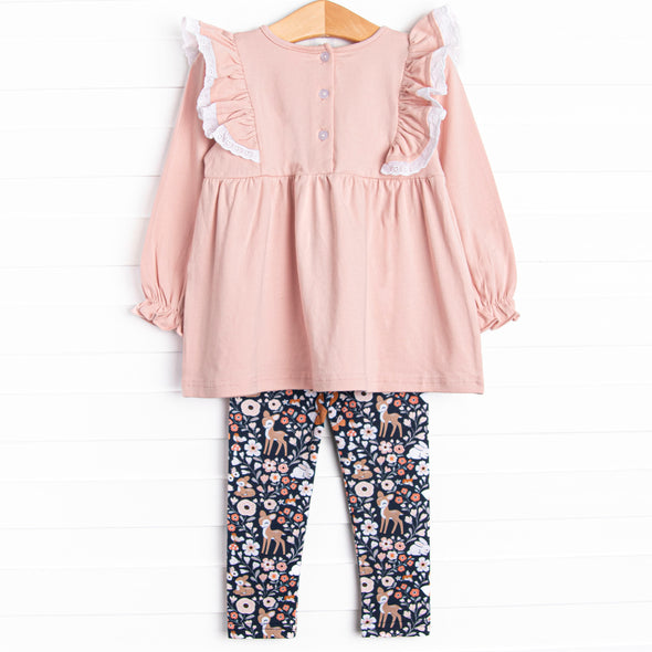 Woodland Wonders Legging Set, Pink