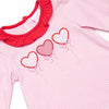 Lollipop Love Applique Dress, Pink