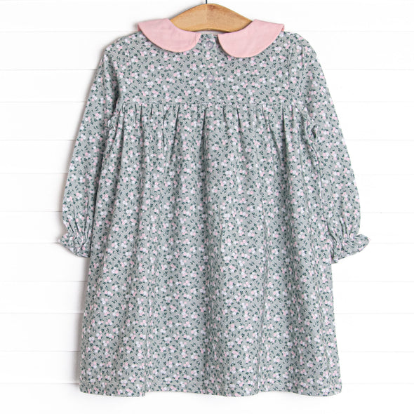 Girl's Path to the Primrose Collared Dress in Green size 5 | Stitchy Fish Girl's Path to the Primrose Collared Dress in Green size 5 | Stitchy Fish