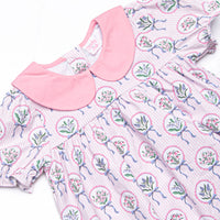 Fancy Florals Legging Set, Pink