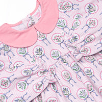 Fancy Florals Diaper Set, Pink