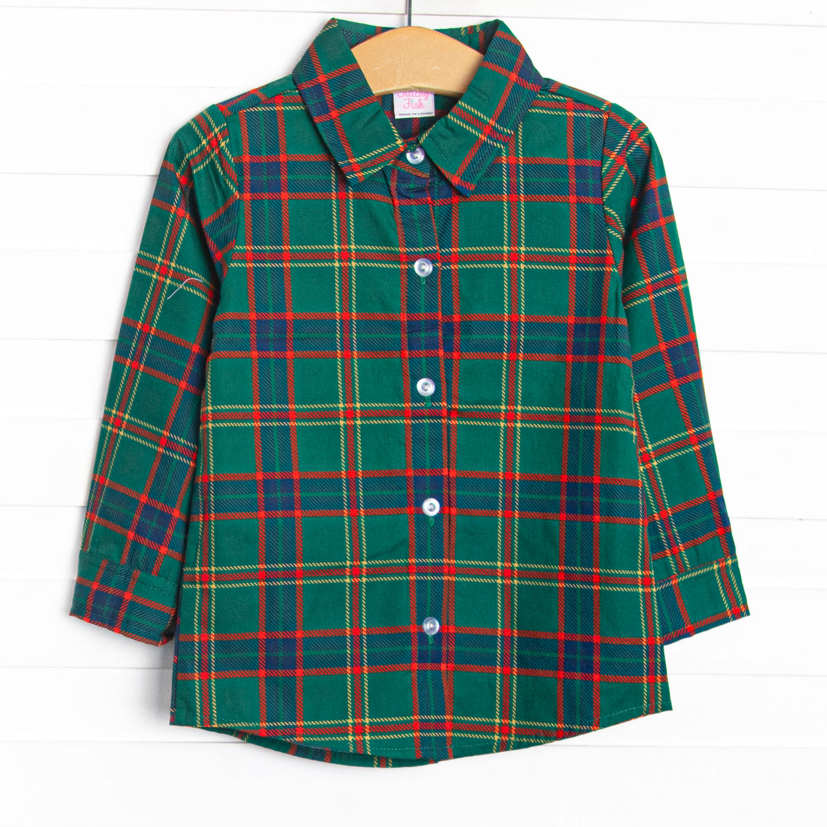Tartan Traditions Button-Up Shirt, Green – Stitchy Fish