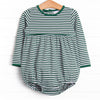 Carson Long Sleeve Bubble, Green Stripe