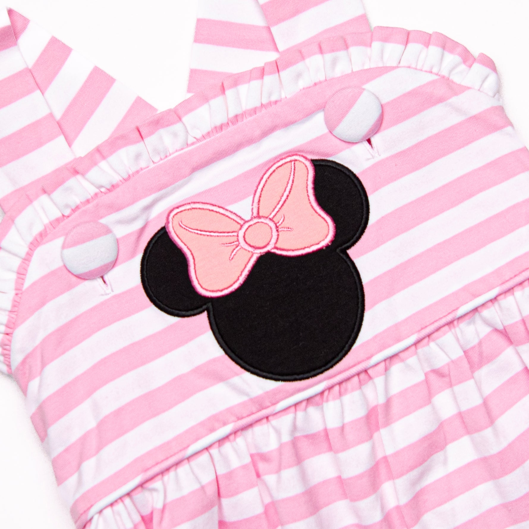 Girl's Miss Mouse Ruffle Sunsuit in Pink size 3T Girl's Miss Mouse Ruffle Sunsuit in Pink size 3T