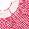 Seasons in Scarlet Diaper Set, Red Plaid