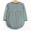 Carson Long Sleeve Bubble, Green Stripe