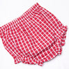 Seasons in Scarlet Diaper Set, Red Plaid