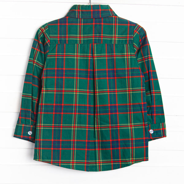 Tartan Traditions Button-Up Shirt, Green
