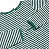 Carson Long Sleeve Bubble, Green Stripe