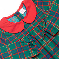 Tartan Traditions Collared Dress, Green