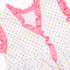 Polka Dot Park Day Applique Diaper Set, Pink
