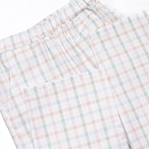 Pup in Plaid Embroidered Pant Set, Green