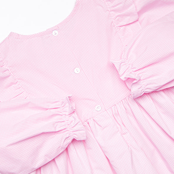 Palace Pastels Smocked Side Tie Dress, Pink